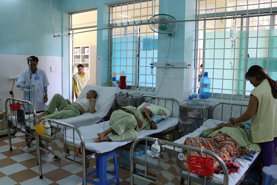 Bệnh nhân điều trị tại Khoa Nội tim mạch – Bệnh viện Đa khoa tỉnh Bình Định.
