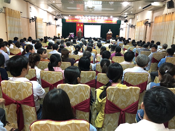 Bs.CKII. Lê Quang Hùng – Giám đốc Sở Y tế phát biểu, chỉ đạo Hội thảo