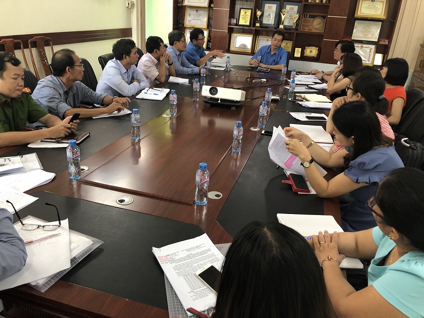 Đoàn Kiểm tra làm việc với Lãnh đạo Công ty CP Bia Sài Gòn miền Trung tại Quy Nhơn.