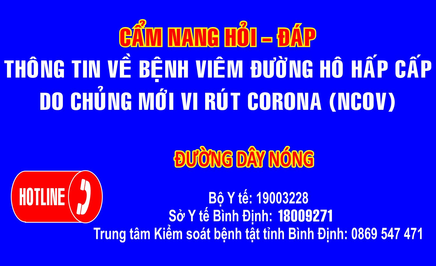 Cẩm nang hỏi – đáp thông tin về bệnh viêm đường hô hấp cấp do chủng mới vi rút corona (nCoV)