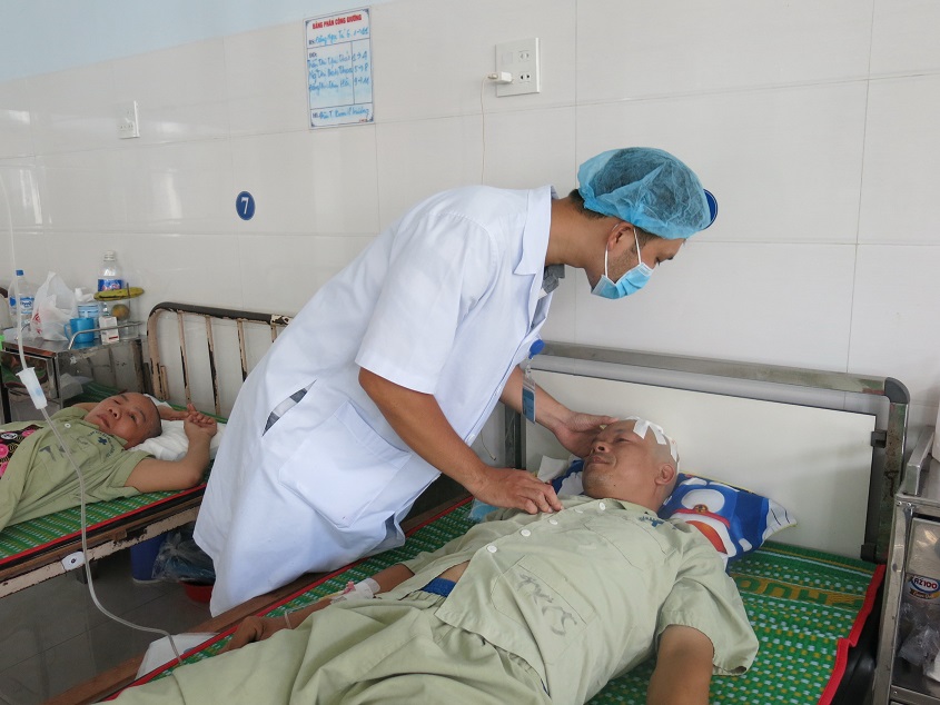 Bệnh viện Đa khoa tỉnh: Cứu bệnh nhân bị đinh sắt đâm xuyên sọ não