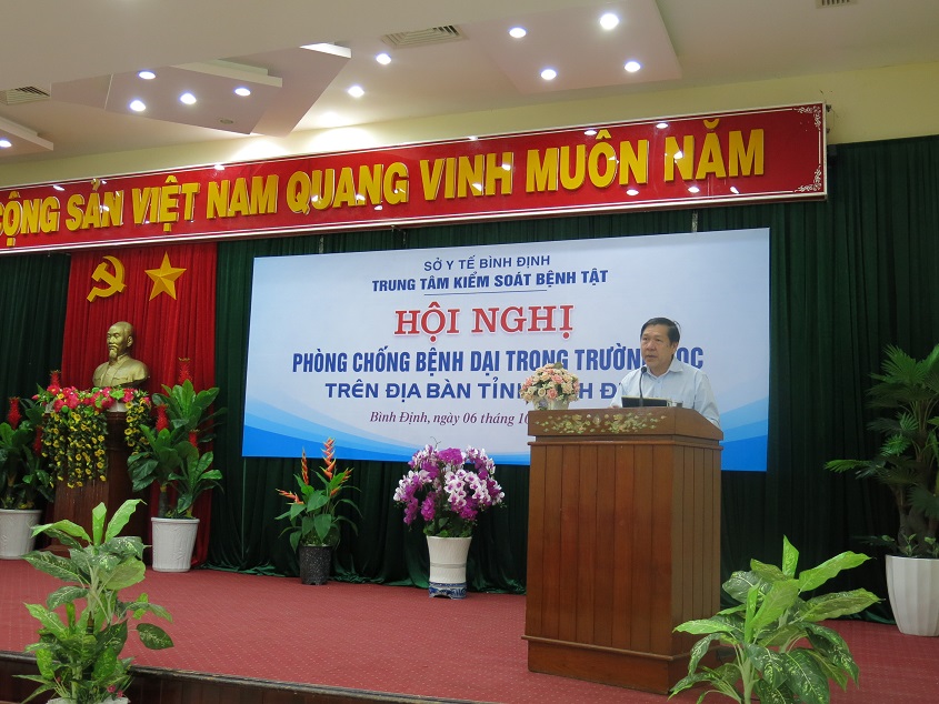 Ông Nguyễn Văn Trung – Phó Giám đốc Sở Y tế phát biểu chỉ đạo tại Hội thảo (Ảnh: Thu Phương)