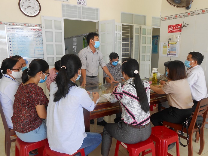 Ngành Y tế kiểm tra công tác phòng, chống dịch bệnh COVID-19 tại các cơ sở y tế (Ảnh Thùy Vy)