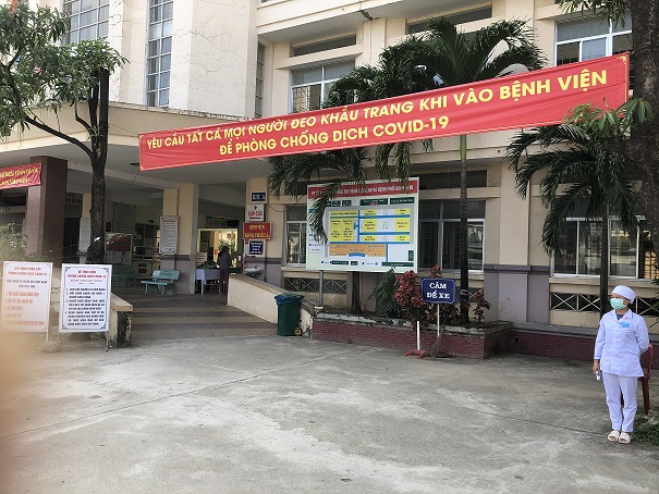 Toàn cảnh bệnh viện phòng chống dịch Covid -19 (Ảnh Nhất Tâm)