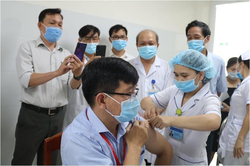 Bệnh viện Đa khoa tỉnh– Điểm tổ chức tiêm vắc xin phòng COVID-19 đầu tiên của tỉnh.
