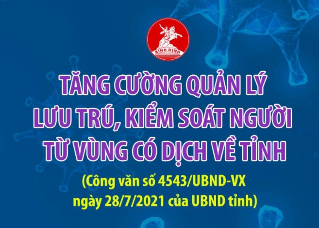 Chấn chỉnh công tác quản lý cư trú, kiểm soát chặt chẽ người từ các vùng, địa phương có dịch COVID-19 về/đến tỉnh